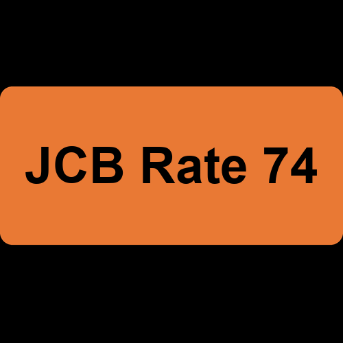 JCB Rate 74